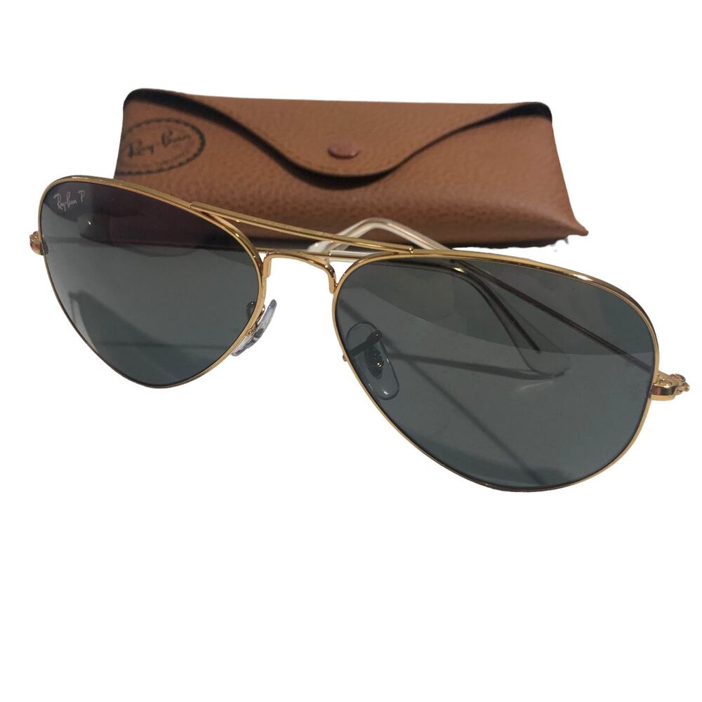 Ray Ban RB3025 Aviator Sunglasses with Case